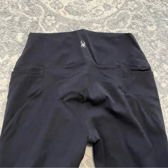 Spyder Tech Flex Pocket Ankle Leggings Black M Medium - Picture 7 of 11